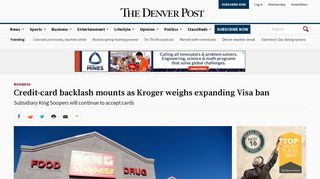 Credit-card backlash mounts as Kroger weighs expanding Visa ban ...