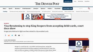 Visa threatening to stop King Soopers from accepting debit cards ...