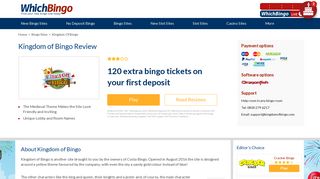 Kingdom of Bingo reviews, real player opinions and review ratings ...
