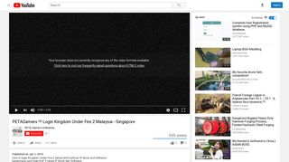 PETAGamers !!! Login Kingdom Under Fire 2 Malaysia - Singapore ...