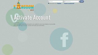 Activate Account - KingdomLikes.com
