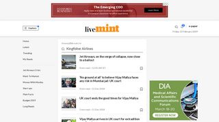 Kingfisher Airlines - Livemint