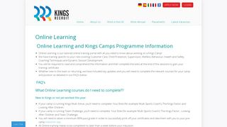Online Learning | Kings Recruit