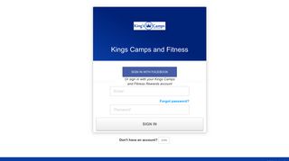 Kings Camps and Fitness - Login - Perkville