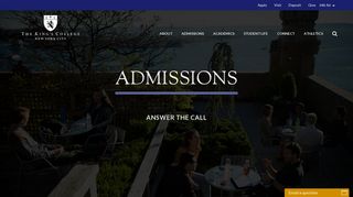 Admissions | The King's College