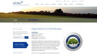 Kings Norton GC | Club Manager - GCMA