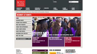 King's College London - Recruit at King's