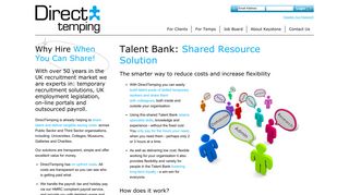 Talent Bank - DirectTemping