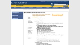 Kingsborough Community College - IT FAQ