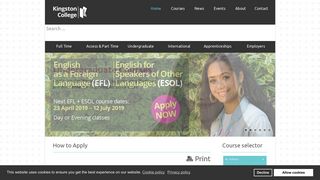 How to Apply - Kingston College - Greater London