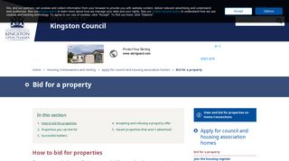 How to bid for properties | Bid for a property | The ... - Kingston Council