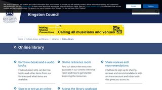 Online library | The Royal Borough of Kingston upon Thames