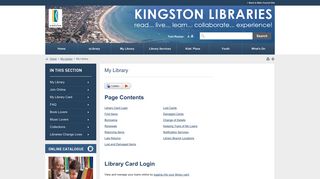 My Library - Kingston City Council
