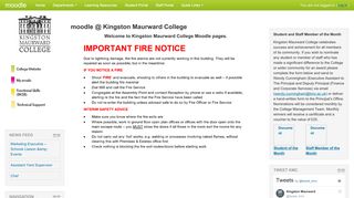 moodle @ Kingston Maurward College