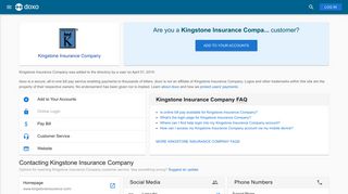 Kingstone Insurance Company: Login, Bill Pay, Customer Service and ...