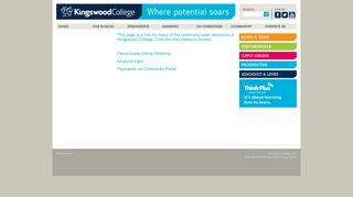 Kingsnet and links - Kingswood College