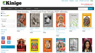 Telugu eBooks Free Download PDF mobi ePub | Home ... - Kinige