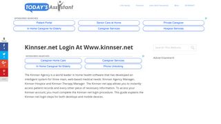 Kinnser Login Page: How to Sign in to Your Kinnser.net Account