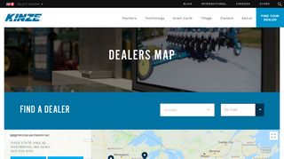 Dealers Map | Kinze