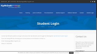 Student Login – Kip McGrath Education Centres