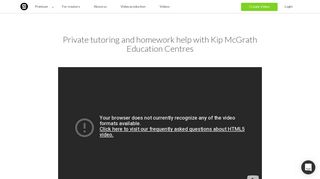 Private tutoring and homework help with Kip McGrath Education ...