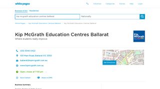 Kip McGrath Education Centres Ballarat | Main Road ... - White Pages