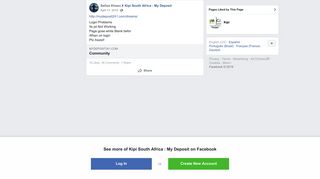 My Deposit - Facebook