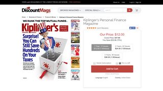 Kiplinger's Personal Finance Magazine - DiscountMags.com