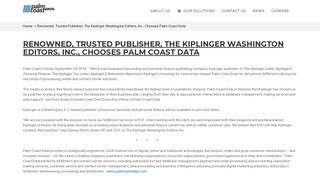 Renowned, Trusted Publisher, The Kiplinger Washington Editors, Inc ...