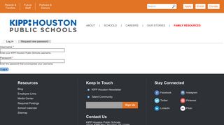 User account | KIPP Houston Public Schools