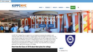 KIPP NYC College Prep High School - KIPP NYC