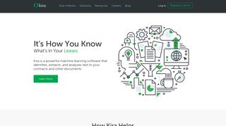 Kira Systems - Machine Learning Contract Search, Review and Analysis