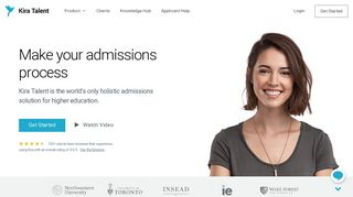 Kira Talent | The world's only holistic admissions solution for higher ...