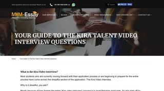Your Complete Guide to Kira Talent Video Interview Questions
