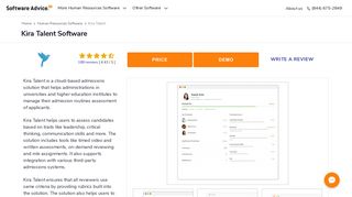 Kira Talent Software - 2019 Reviews, Free Demo & Pricing