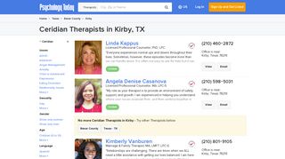 Kirby Ceridian Therapist - Ceridian Therapist Kirby, Bexar County ...
