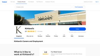 Kirkland's Careers and Employment | Indeed.com