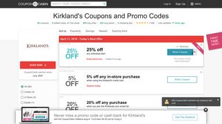 30% Off Kirkland's Coupons & Promo Codes - February 2019