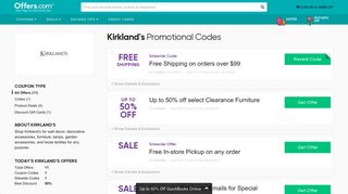 30% off Kirkland's Promotional Codes & Promo Codes 2019 - Offers.com