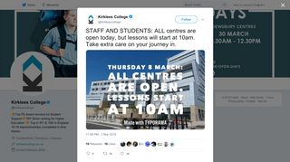 Kirklees College on Twitter: 