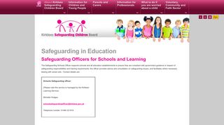Safeguarding in Education - Kirklees Safeguarding Children Board