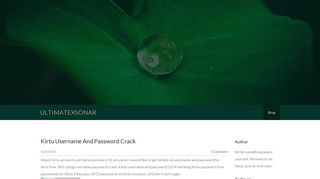Kirtu Username And Password Crack - ultimatexsonar