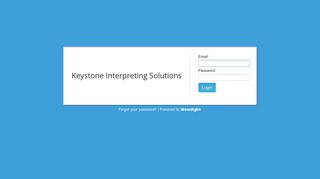 Keystone Interpreting Solutions - Login