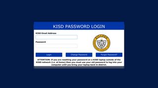 KISD Password Login