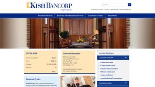 Corporate Profile - Kish Bank - S&P Global Market Intelligence