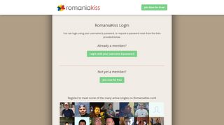 RomaniaKiss login - Sign in to RomaniaKiss.com