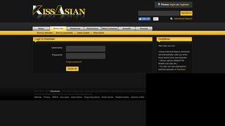 Login to KissAsian | KissAsian Sign In | KissAsian