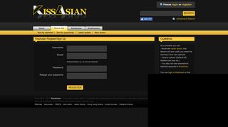 Register for KissAsian | KissAsian Sign Up | KissAsian