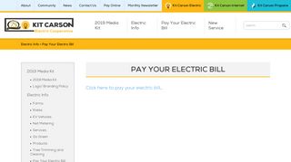 Pay Your Electric Bill - Kit Carson Electric Cooperative