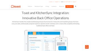 Toast and KitchenSync Integration | Back Office Operations - Toast POS